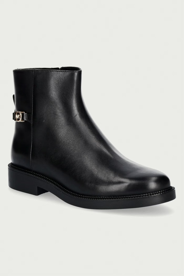 Ботильйони жіночі шкіряні MICHAEL Michael Kors Mandy Bootie колір чорний