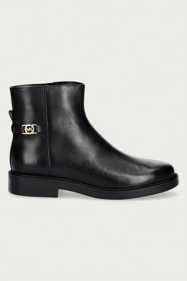 Ботильйони жіночі шкіряні MICHAEL Michael Kors Mandy Bootie колір чорний фото 2