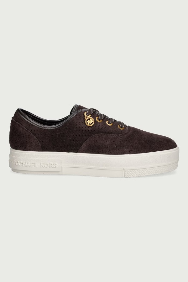 Lindsey Lace Up кросівки жіночі замшеві MICHAEL Michael Kors колір коричневий фото 2
