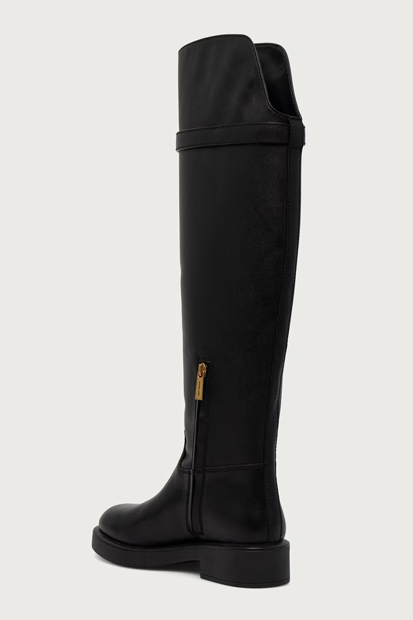 Чоботи жіночі шкіряні MICHAEL Michael Kors Hamilton Moderne Boot колір чорний фото 3