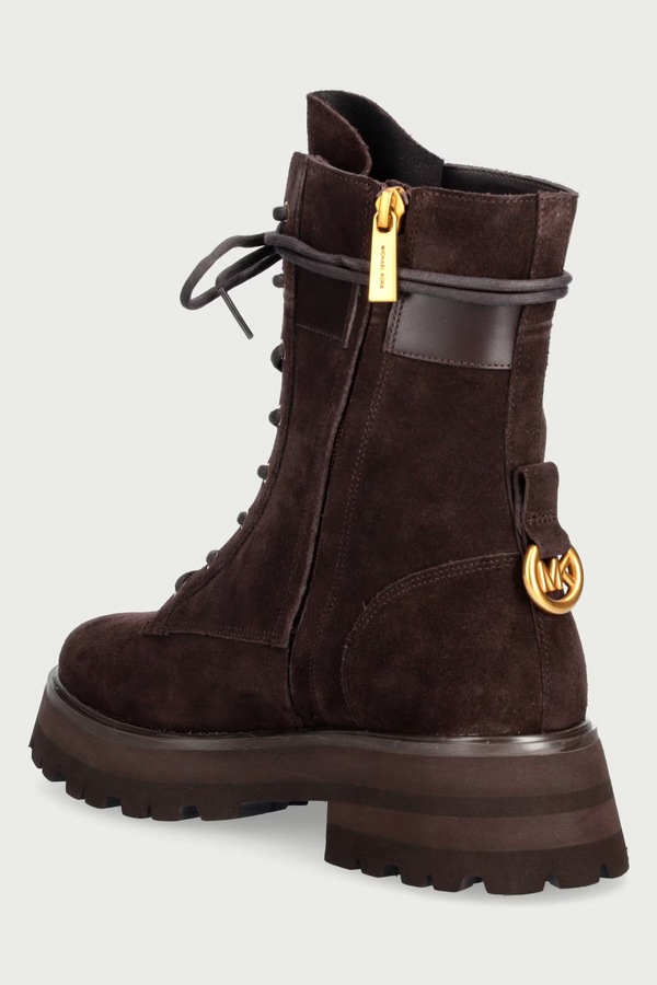 Ботильйони жіночі замшеві MICHAEL Michael Kors Caleb Lug Bootie колір коричневий фото 2