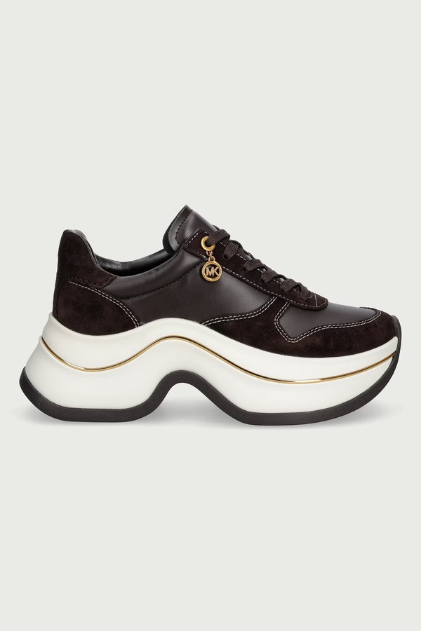 Arla Trainer кросівки жіночі шкіряні MICHAEL Michael Kors колір коричневий фото 2