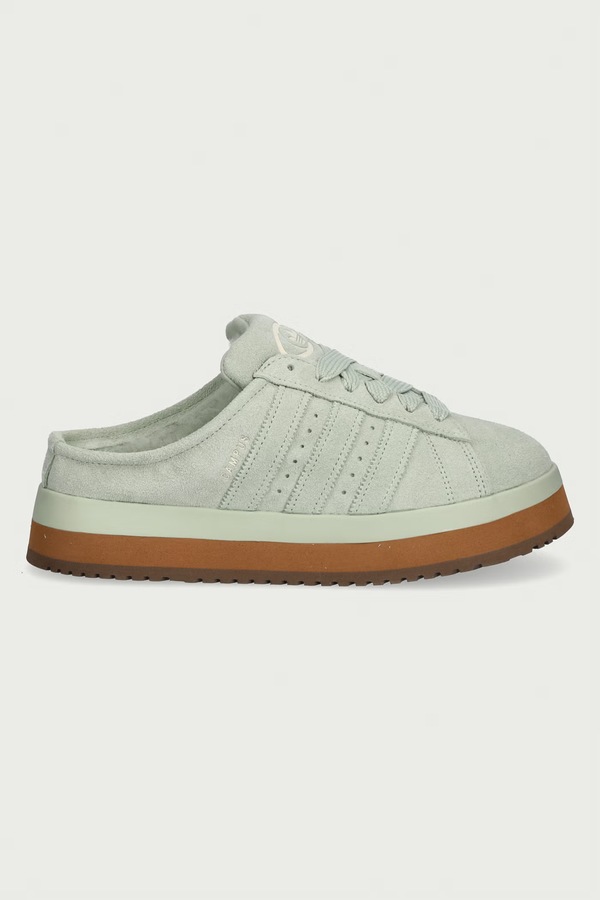 Campus 00s Winter Low кросівки жіночі замшеві adidas Originals колір бірюзовий