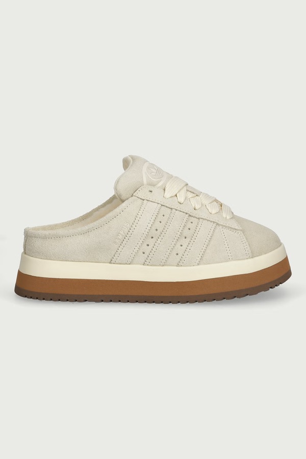 Campus 00s Winter Low кросівки жіночі замшеві adidas Originals колір бежевий фото 2