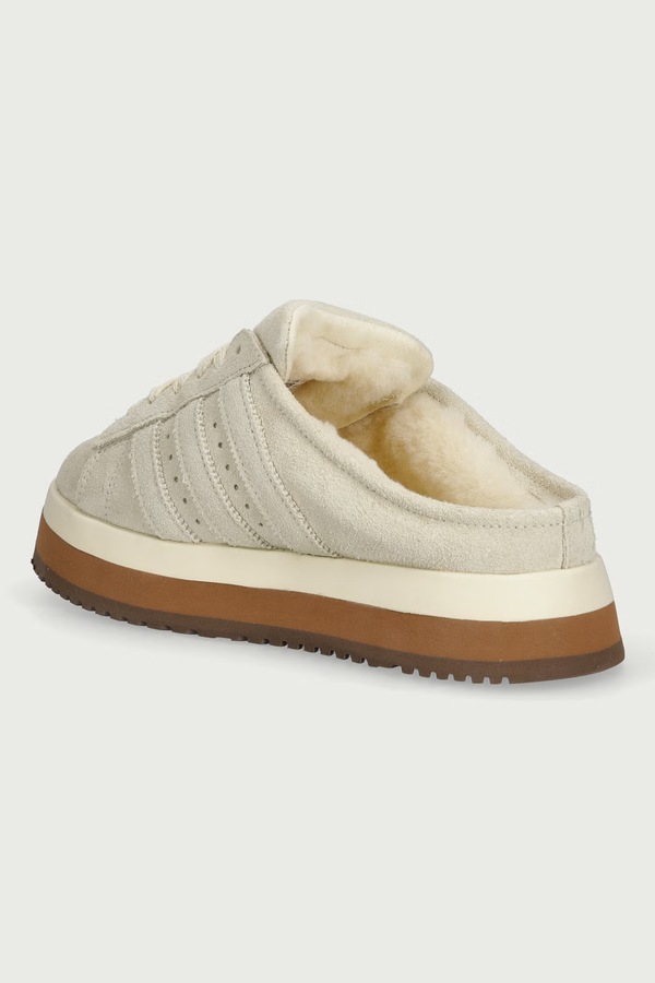 Campus 00s Winter Low кросівки жіночі замшеві adidas Originals колір бежевий фото 3
