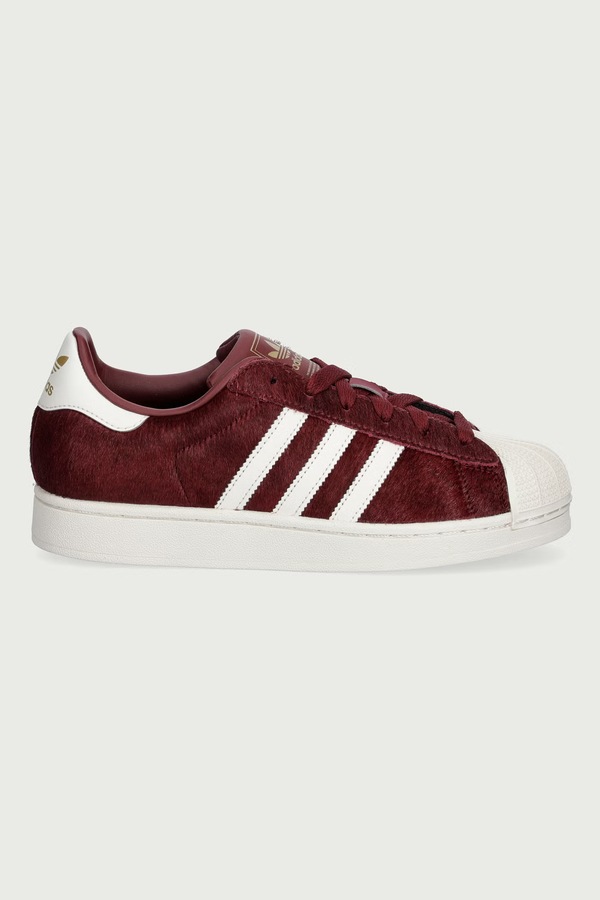 Superstar II кросівки жіночі шкіряні adidas Originals колір червоний