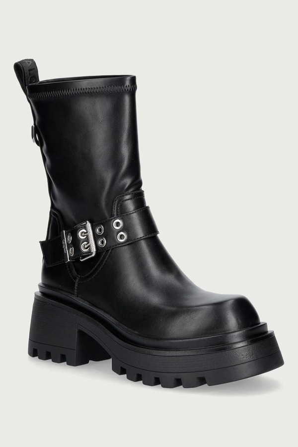 Ботильйони жіночі Buffalo Liv Sock Boot колір чорний