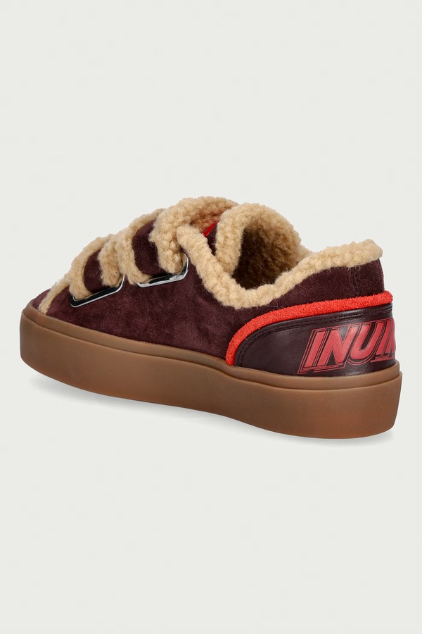 Lila Shearling Low Velcro кросівки жіночі замшеві Inuikii фото 2