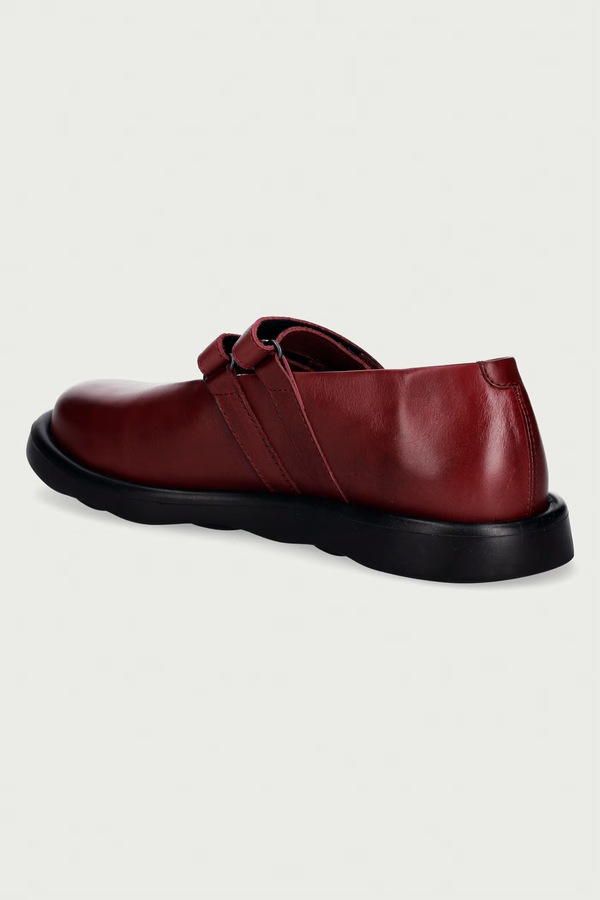 Балетки кожаные Fly London TORK514FLY цвет бордовый фото 2