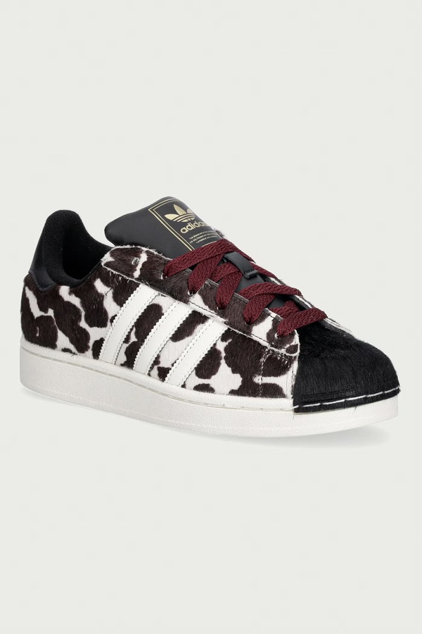 Superstar II кросівки жіночі шкіряні adidas Originals колір чорний