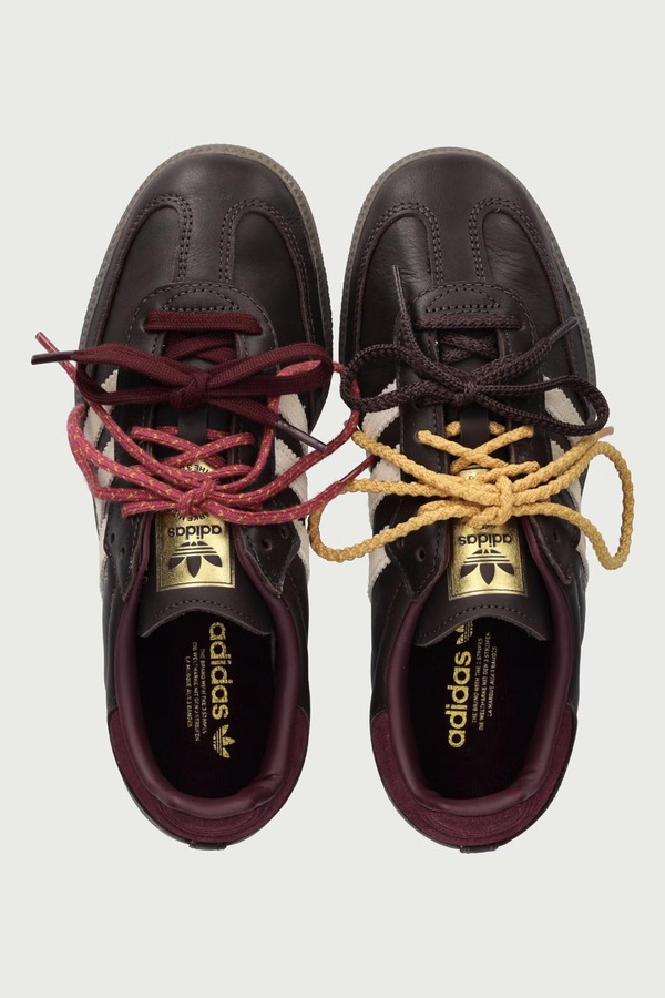 Samba Og кросівки жіночі шкіряні adidas Originals колір коричневий