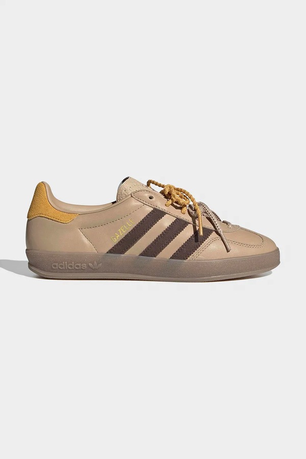 Gazelle Indoor кросівки жіночі нубукові adidas Originals колір бежевий