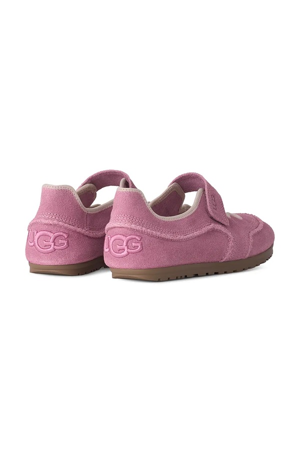 Балетки замшевые UGG W Quill Mary Jane цвет розовый фото 2