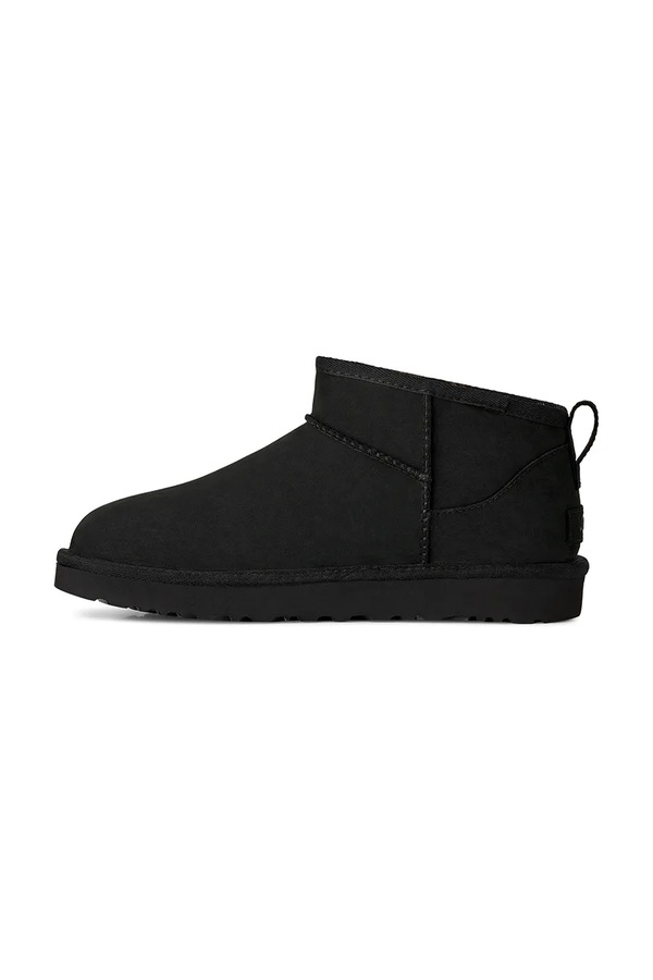 W Classic Ultra Mini Nubuck снігові чоботи жіночі замшеві UGG колір чорний фото 4
