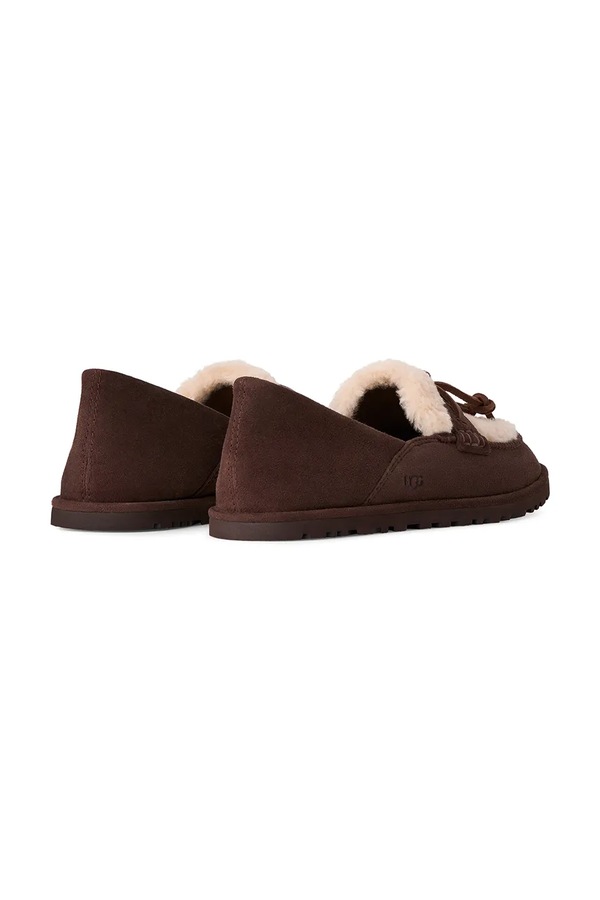Мокасини жіночі замшеві UGG W Zora Loafer колір коричневий фото 2