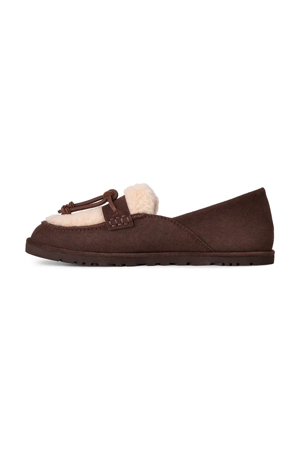 Мокасини жіночі замшеві UGG W Zora Loafer колір коричневий фото 4
