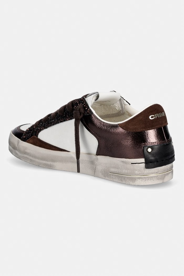 SK8 DELUXE кросівки жіночі шкіряні Crime London колір коричневий фото 2