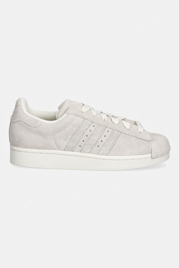 Superstar II кроссовки женские замшевые adidas Originals цвет бежевый