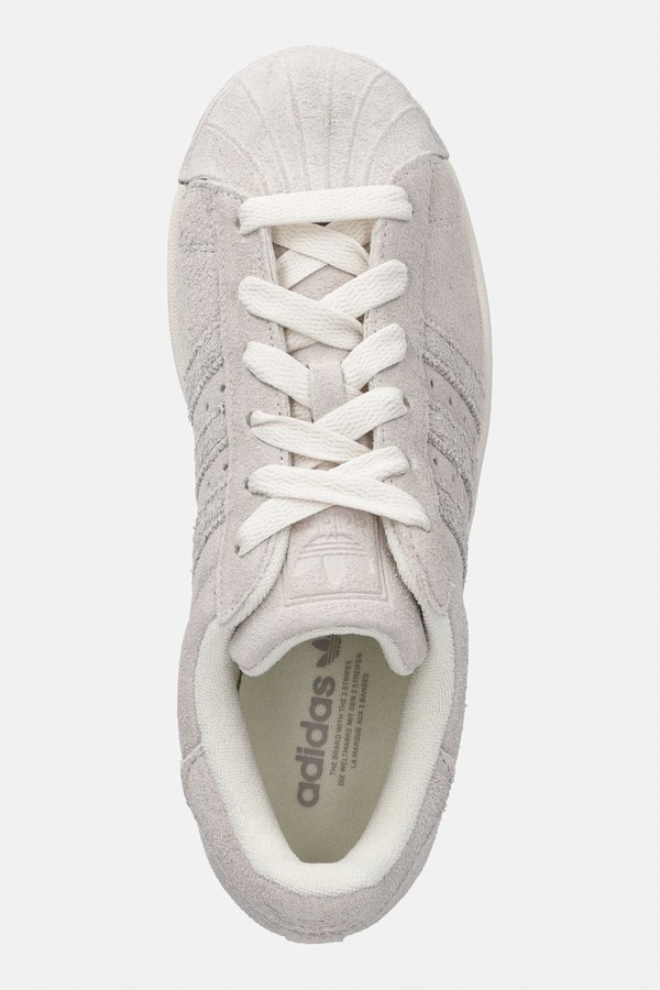 Superstar II кросівки жіночі замшеві adidas Originals колір бежевий фото 4