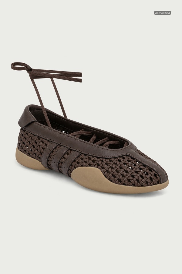 Балетки adidas Originals Taekwondo Mei Ballet цвет коричневый