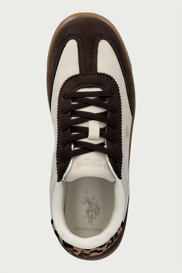 JESS003A кросівки жіночі U.S. Polo Assn. колір бежевий фото 4