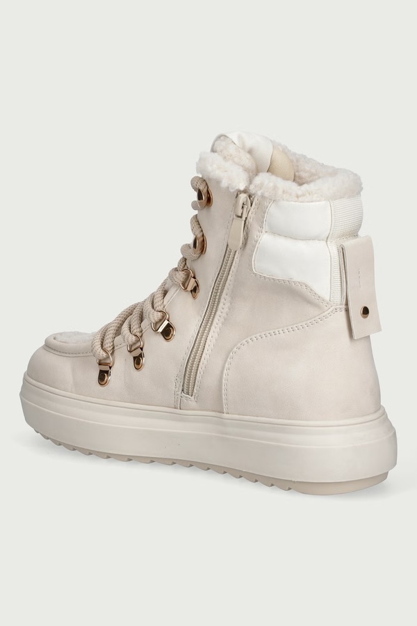 ICY010 снігові чоботи жіночі U.S. Polo Assn. колір бежевий фото 3