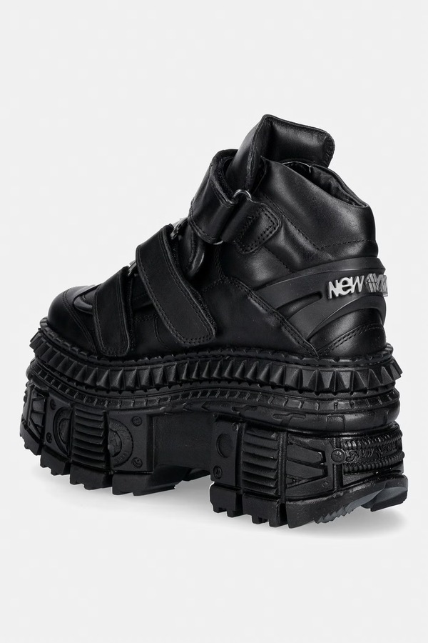 CRUST NEGRO NEGRO, TANK CASCO взуття жіноче шкіряне New Rock колір чорний фото 2