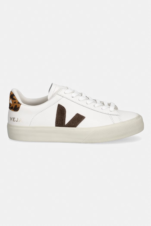 CAMPO LEATHER кроссовки женские кожаные Veja цвет белый