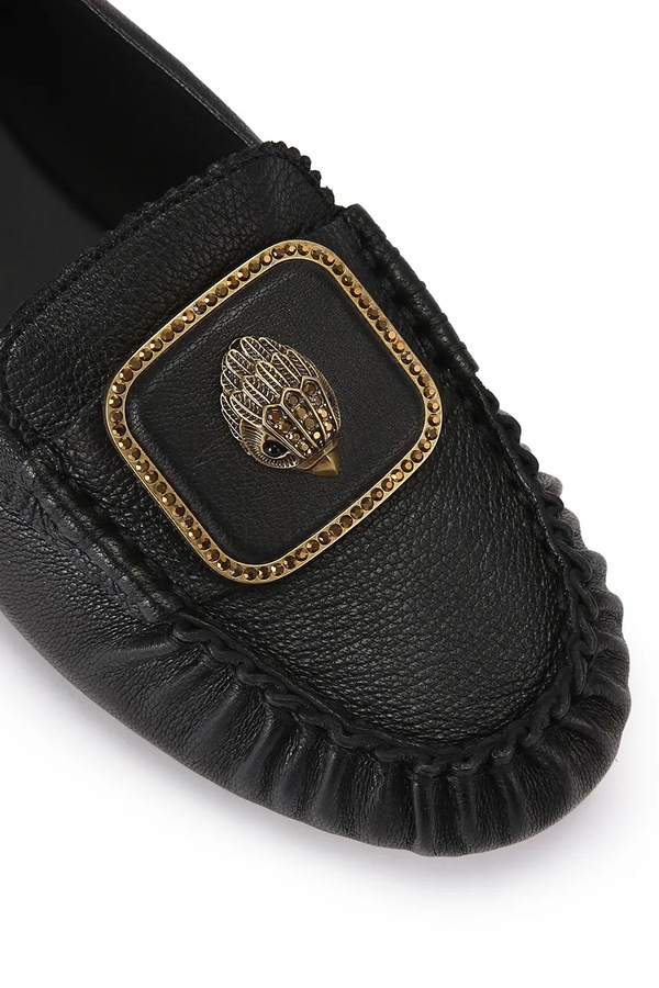 Мокасины женские кожаные Kurt Geiger London Pimlico Moccasin Black Leather цвет черный фото 2