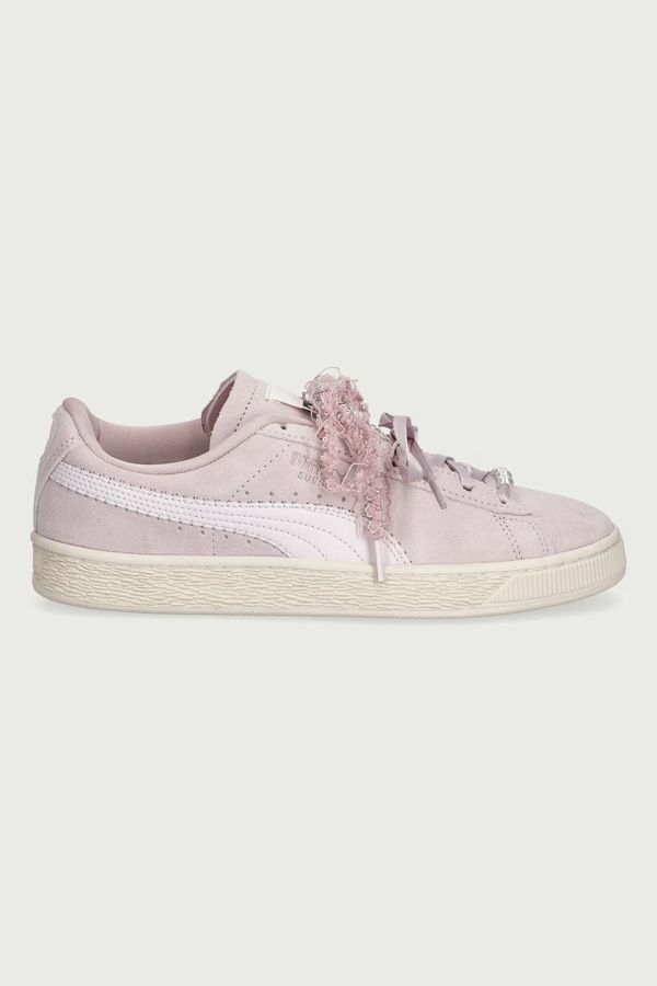 Suede Bloom кросівки жіночі замшеві Puma колір рожевий
