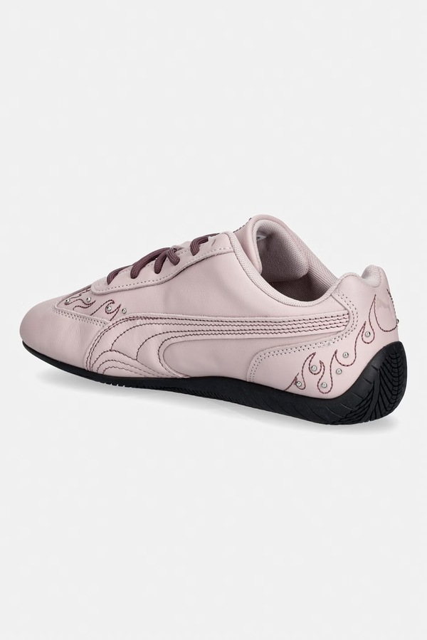 Speedcat Embellished кросівки жіночі шкіряні Puma колір фіолетовий фото 2