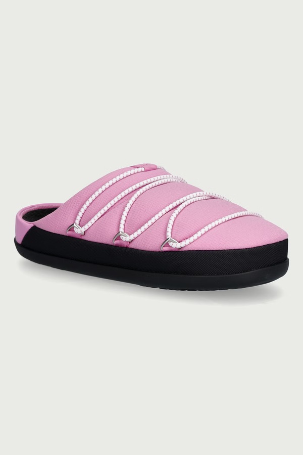 Шльопанці жіночі Moon Boot MB SOFT SLIPPER колір рожевий