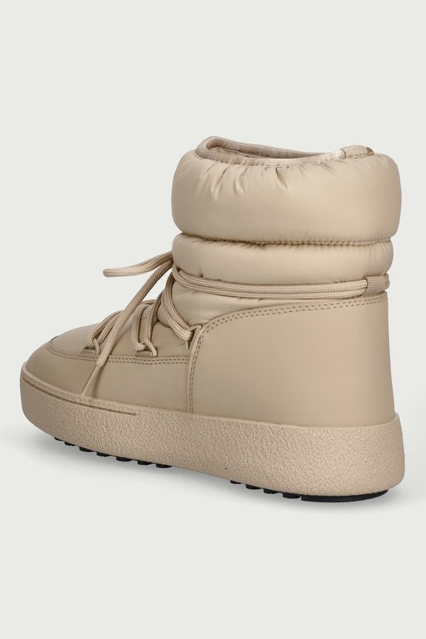 MB LTRACK LOW NYLON WP снігові чоботи жіночі Moon Boot колір бежевий фото 3