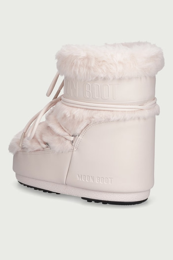 MB ICON LOW FAUX FUR зимние сапоги женские Moon Boot цвет розовый фото 2