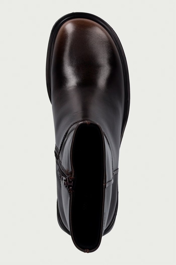 Ботильйони на каблуку жіночі шкіряні Vagabond Shoemakers VEGA колір коричневий фото 4