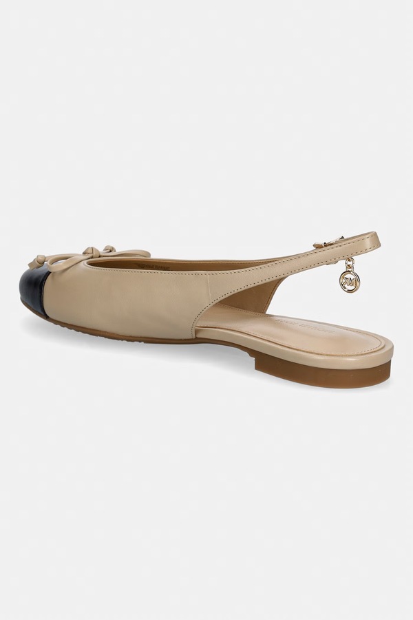 Балетки кожаные MICHAEL Michael Kors Piper Sling Ballet цвет бежевый фото 2
