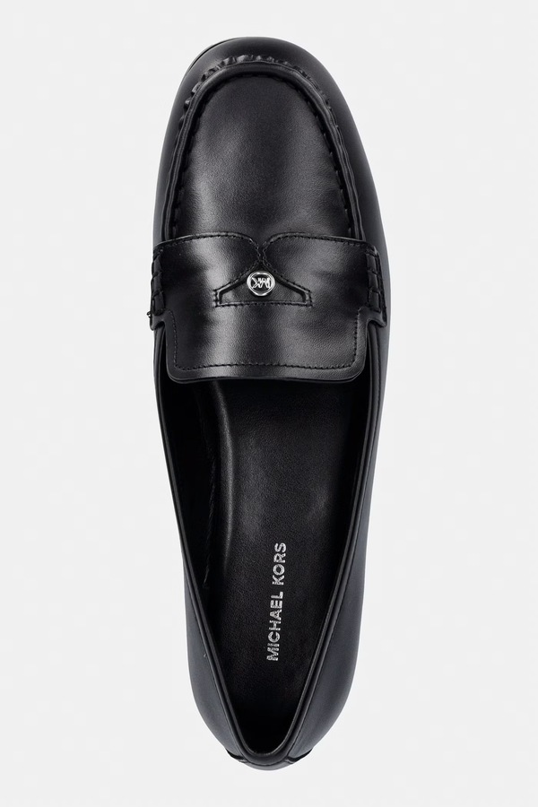 Мокасини жіночі шкіряні MICHAEL Michael Kors Jennings Loafer колір чорний фото 4