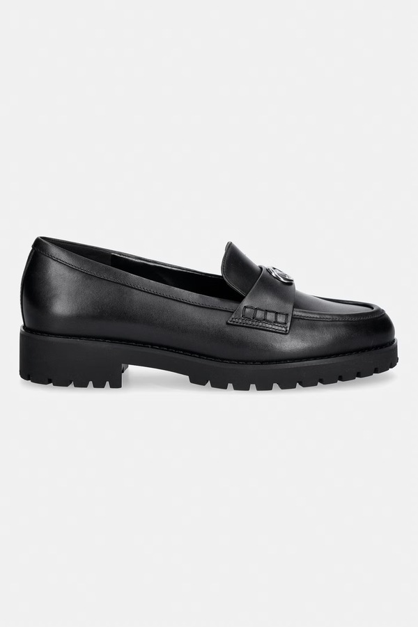 Лофери жіночі шкіряні MICHAEL Michael Kors Jaelyn Lug Loafer колір чорний