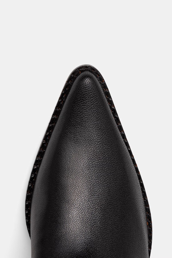 Ботильйони жіночі шкіряні MICHAEL Michael Kors Farren Flat Boot колір чорний фото 4
