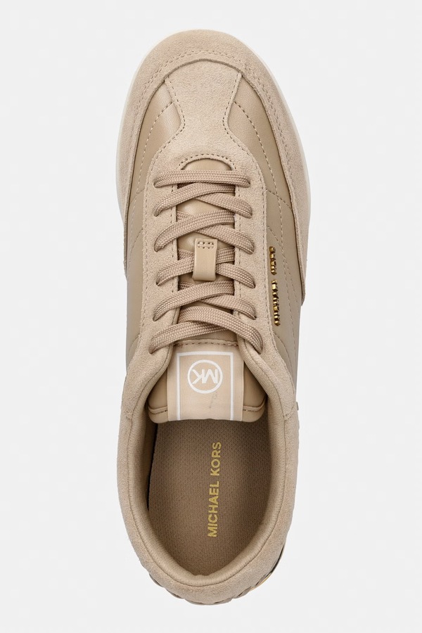 Nolan Lace Up кросівки жіночі MICHAEL Michael Kors колір бежевий фото 4