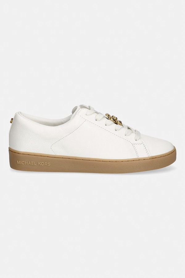 Keaton Lace Up кросівки жіночі шкіряні MICHAEL Michael Kors колір білий