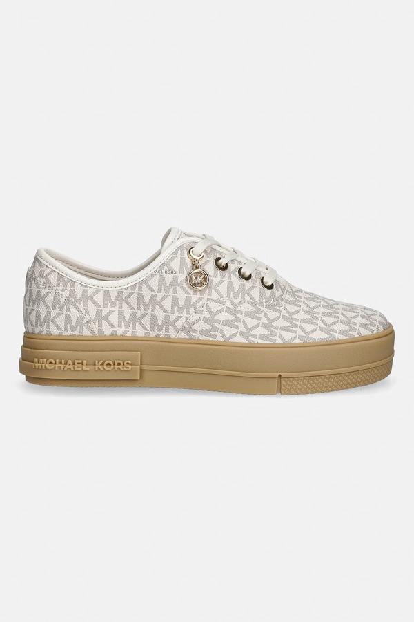 Lindsey Lace Up кроссовки женские MICHAEL Michael Kors цвет бежевый