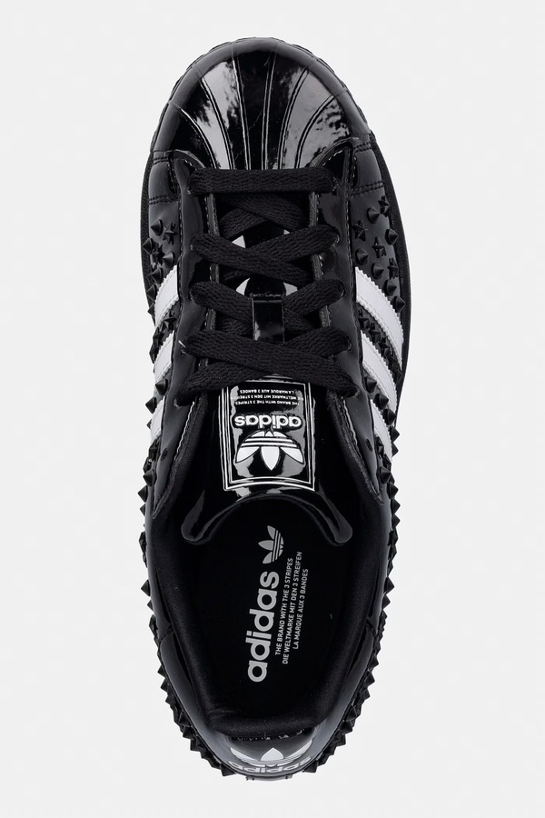 Superstar II кросівки жіночі шкіряні adidas Originals колір чорний фото 4