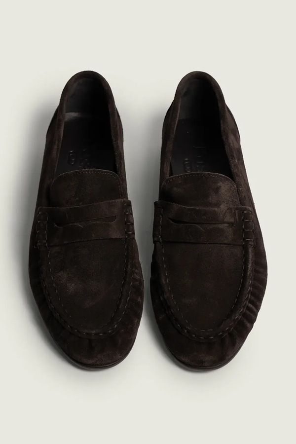 Мокасини жіночі замшеві Posa Penny Loafer колір коричневий фото 4