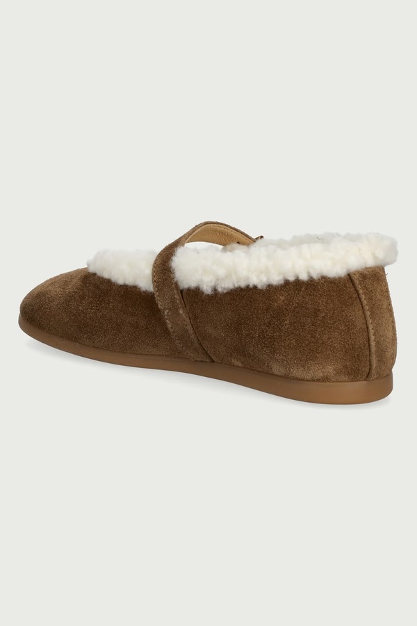 Балетки замшеві Posa St. Moritz Ballet Flats колір коричневий фото 2