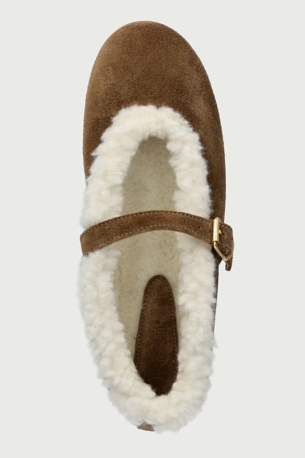 Балетки замшеві Posa St. Moritz Ballet Flats колір коричневий фото 4