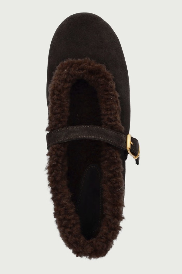 Балетки замшеві Posa St. Moritz Ballet Flats колір коричневий фото 4