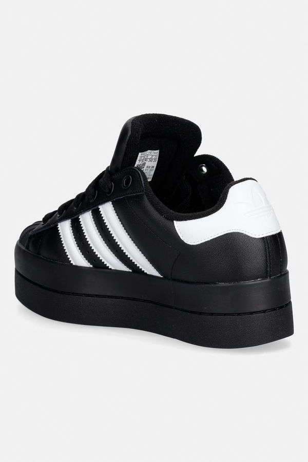 Superstar Stack кроссовки женские кожаные adidas Originals цвет черный фото 2