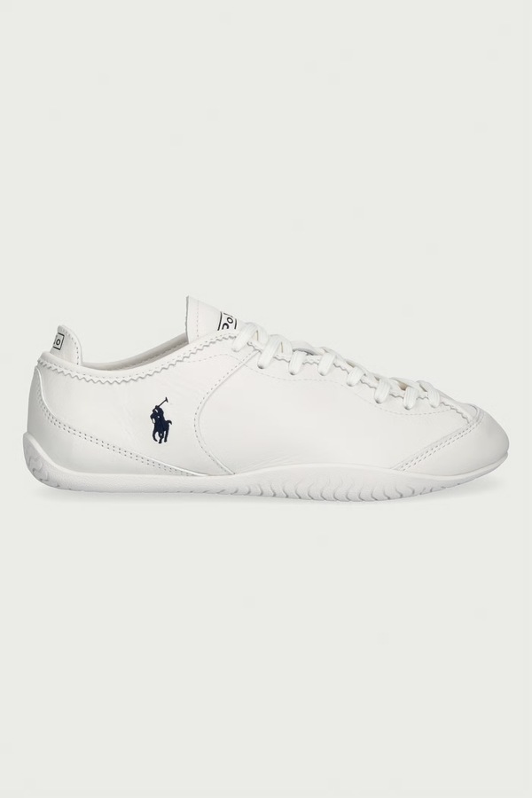 Lw Prfl Drv кроссовки женские кожаные Polo Ralph Lauren цвет белый