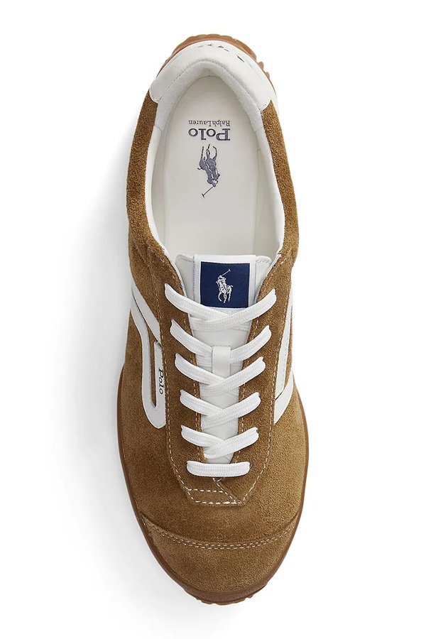 Tread Lw Tp кросівки жіночі замшеві Polo Ralph Lauren колір бежевий фото 4